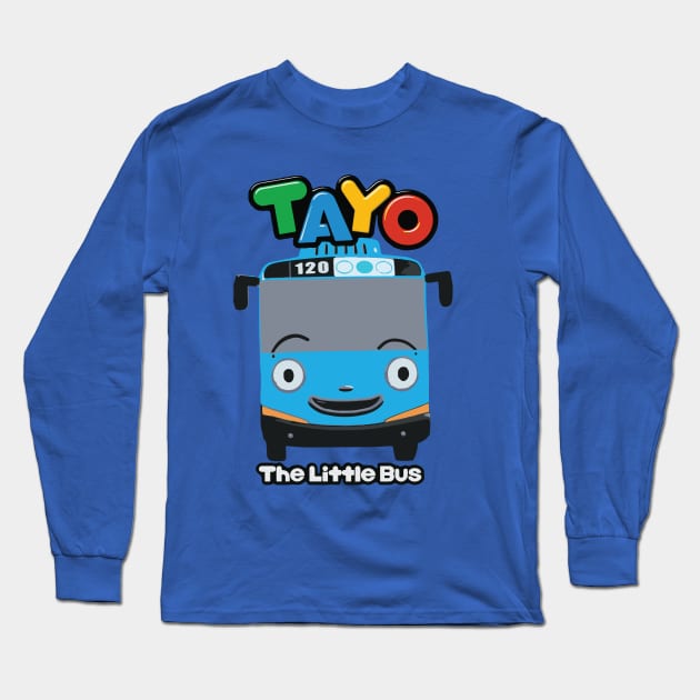 tayo the city bus Long Sleeve T-Shirt by cowtown_cowboy